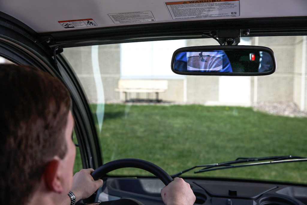 GEM backup camera for safety and visibility