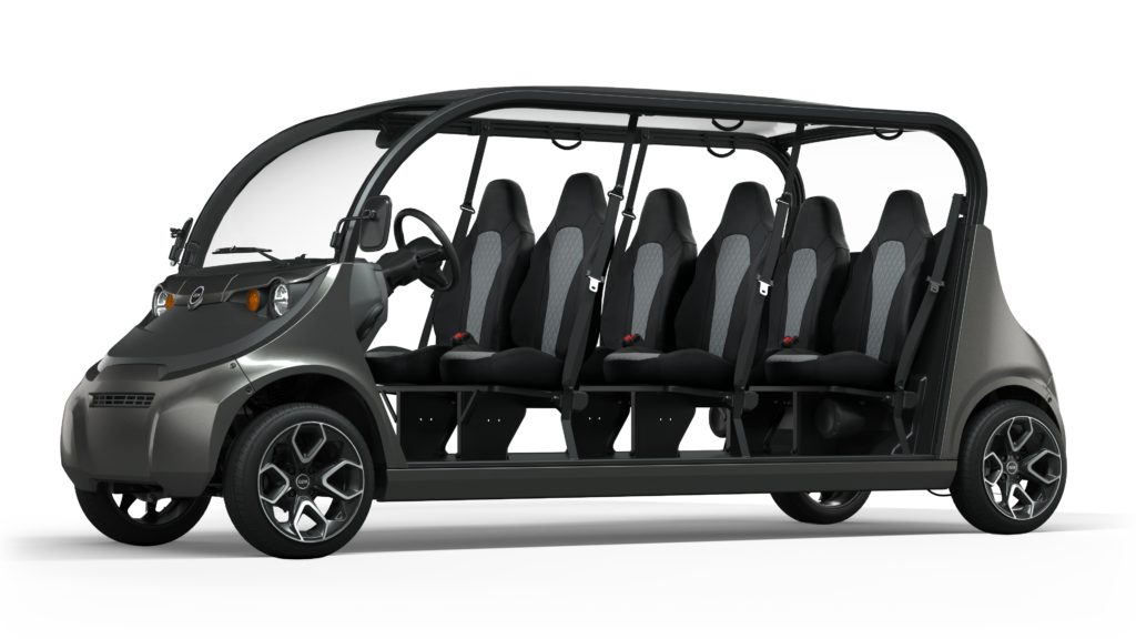 GEM e6 electric shuttle for 6 people