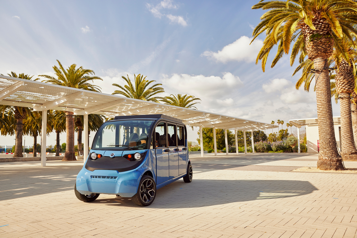 GEM e6 EV shuttle